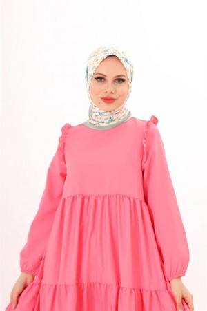 Jardin Pattern Pleated Scarf 