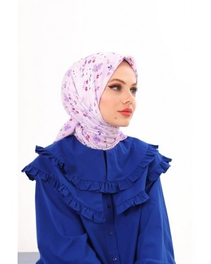 Asma Desen Pilise Eşarp - Lila