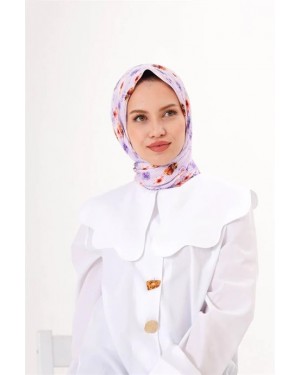 Efsun Desen Pilise Eşarp - Lila