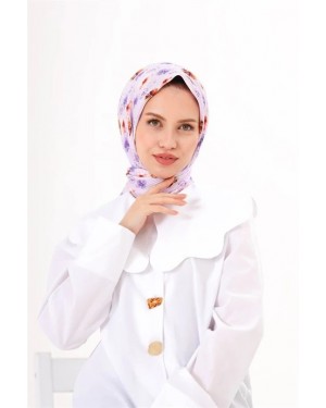 Efsun Desen Pilise Eşarp - Lila