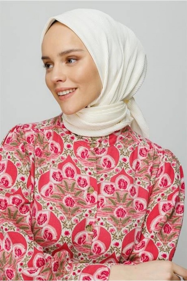 Pilise Eşarp - Ekru