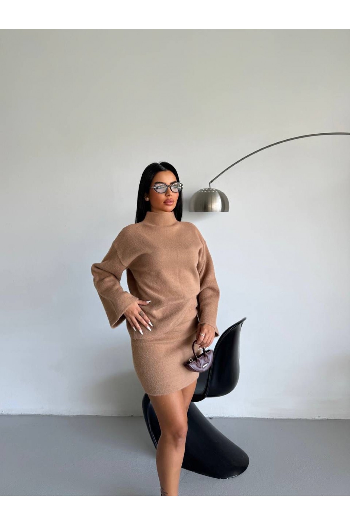 KNITWEAR SKIRT SUIT