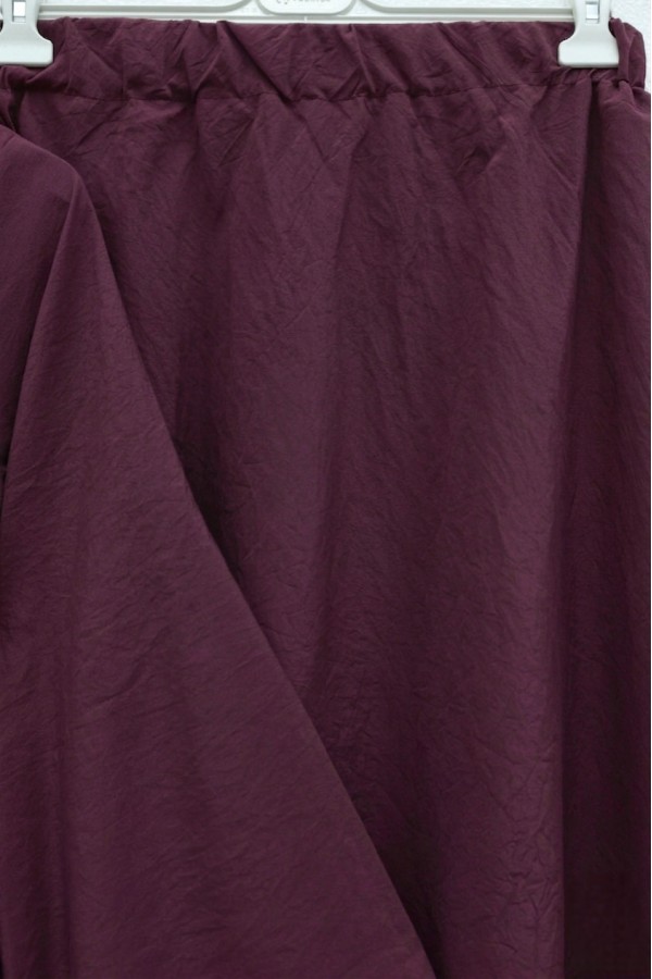 One-Button Belted Skirt Two-Piece Set -Maroon