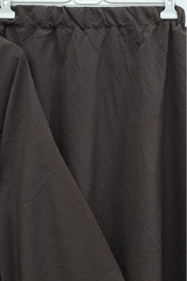 One-Button Belted Skirt Two-Piece Set -Brown