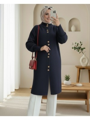 Önü Düğmeli Uzun Sakallı Yumoş  Hırka -Laci