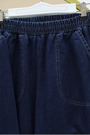 Taş Detaylı Ceket Pantolon Kot Takım  -Laci