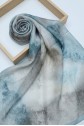 Marble Patterned Voile Scarf -Mint Color