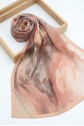 Patterned Sandy Scarf -Puppies mouth