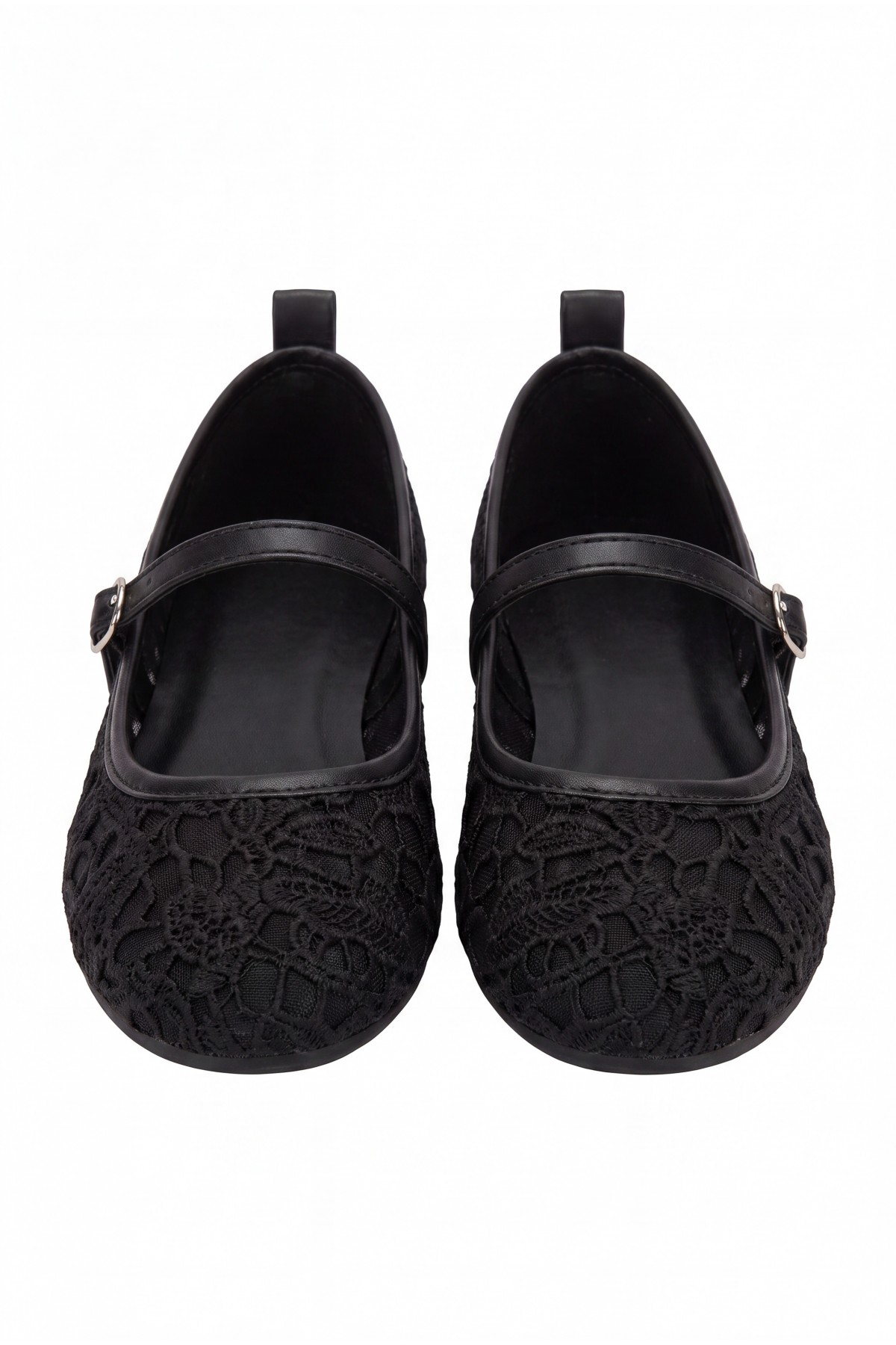 Juta Black Tulle Ballet Flats