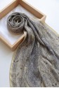 Authentic Striped Traditional Design Cotton Scarf -Mustard
