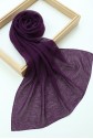 Glittery Voile Scarf - Purple