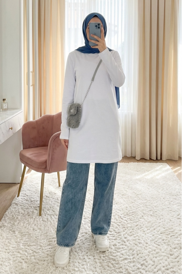 Doğa Sade Basic Tunik 