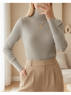 10311 Turtleneck Knitted Sweater 