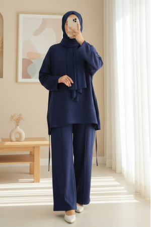 Eteği Bağcıklı Arkası Uzun Oysho Takım -Laci