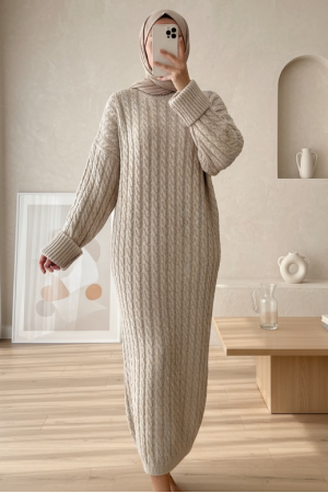 فستان تريكو للشعر -حجر