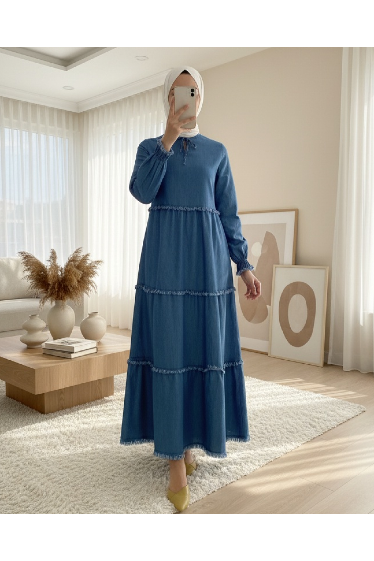 Denim Dress -Blue