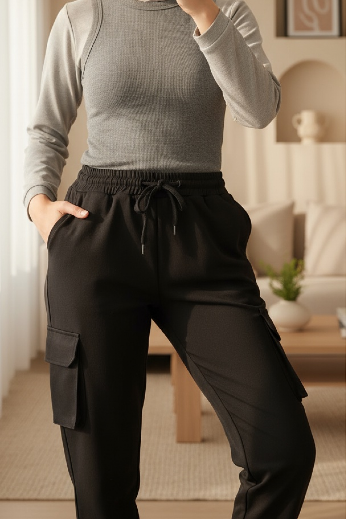 6667 Cargo Pocket Jogger Pants 