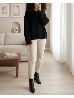 15915 Soft Texture Knitted Sweater 