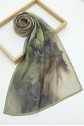 Patterned Sandy Scarf -Khaki