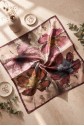 Baskı Efektli Rayon Eşarp -Somon