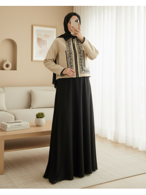 Kadın Nakış Detaylı Kısa Ceket - 20719CKT