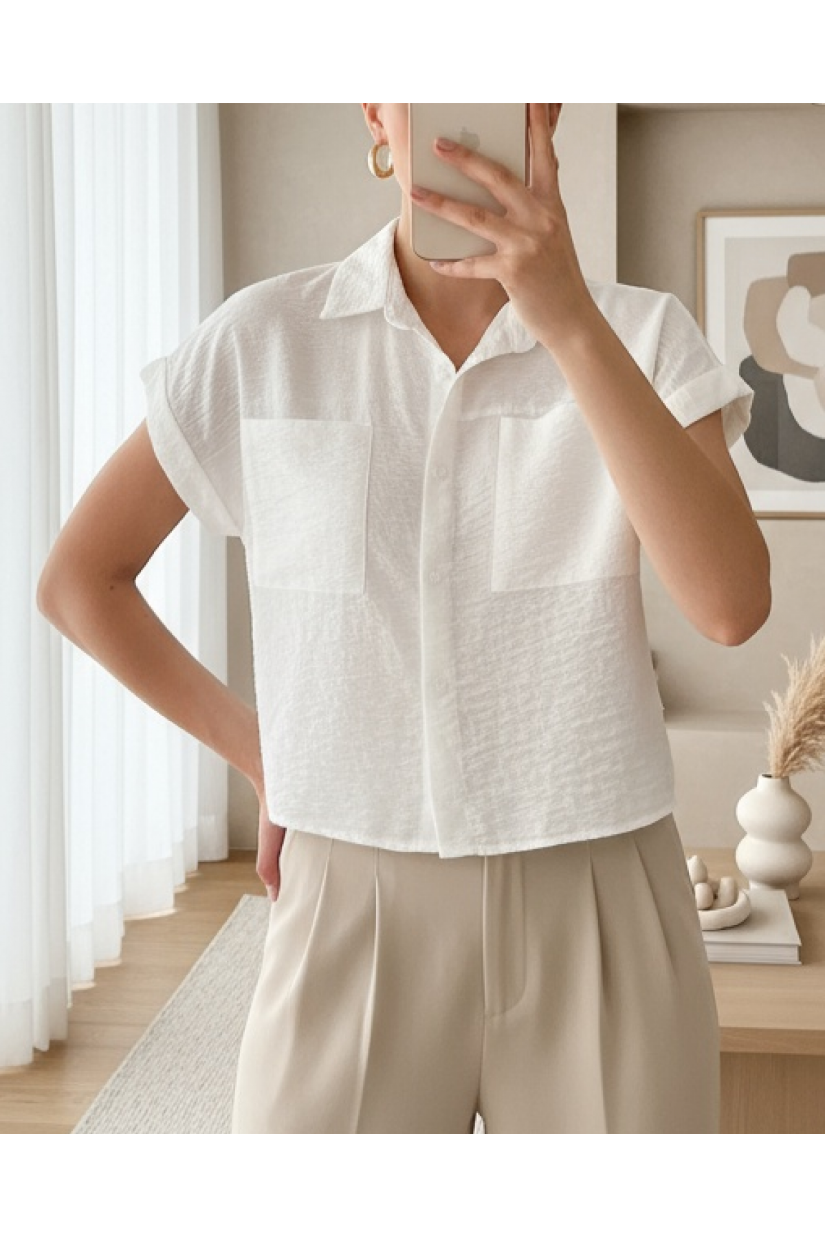 20198 Double Pocket Short Sleeve Shirt 