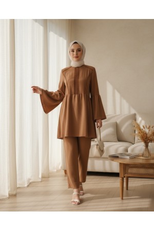 طقم أيروبين الذراع الأسباني الصدفي الأمامي -قرفة