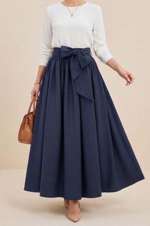 Piliseli Kemerli Paraşüt Etek     -Laci