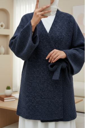 Yandan Bağlamalı Sakallı Kimono   -Laci