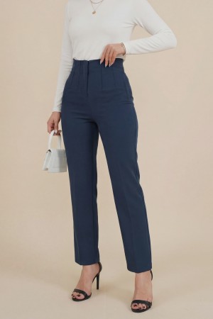 Zra Pileli Havuç Pantolon  -Laci