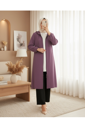 Kapşonlu Cepli Ayrobin Kap -G.Kurusu