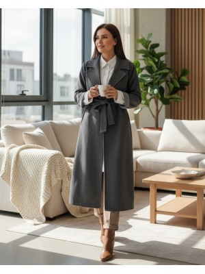 Kışlık Şardonlu Karyağdı Kaşe Kap -Gri