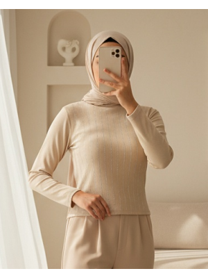 922 Taşlı Body - Bisküvi