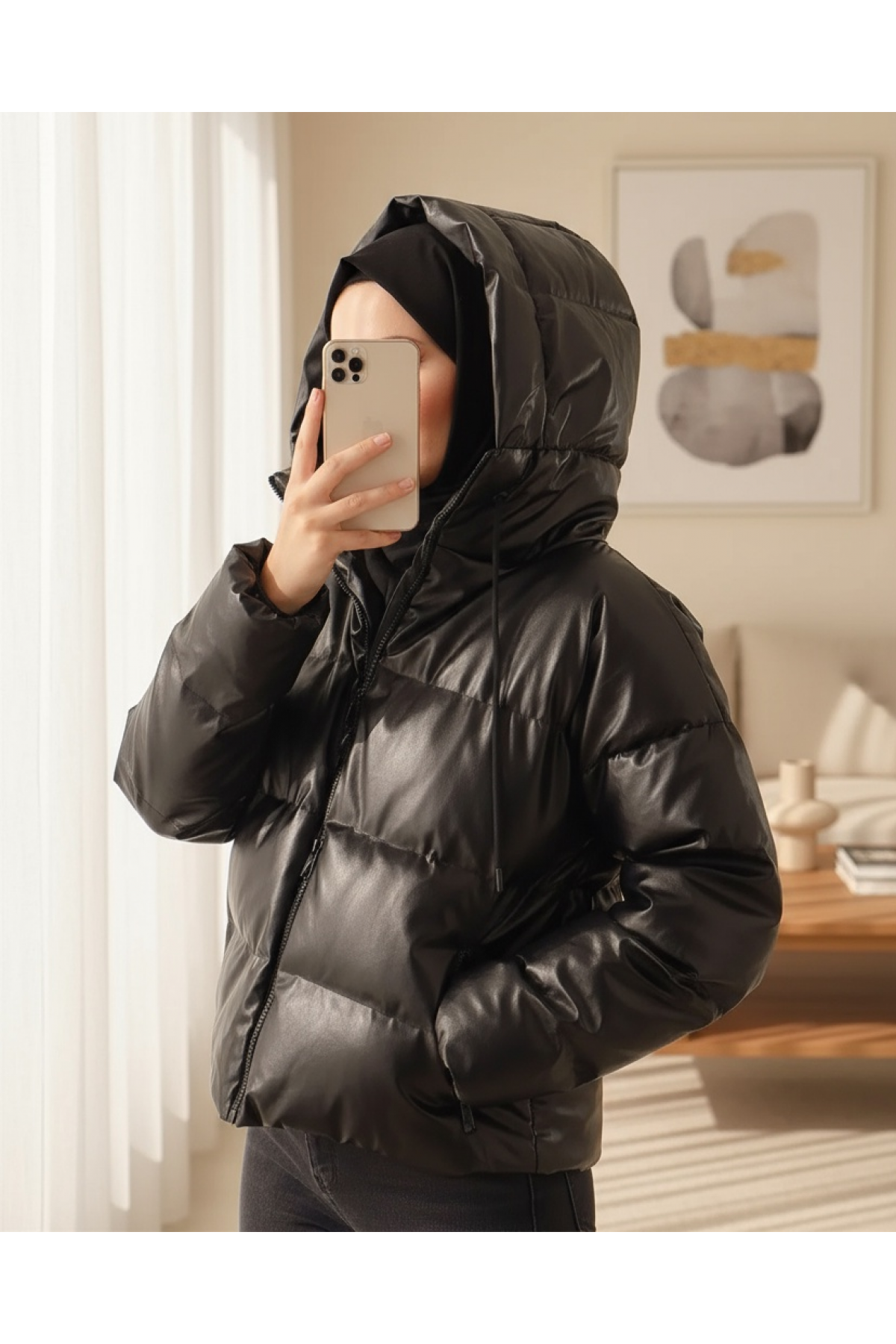 5114 Oversize Leather Jacket 