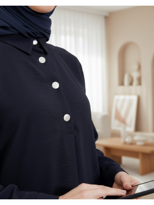 6631 Oversize Alt-Üst Takım - Lacivert