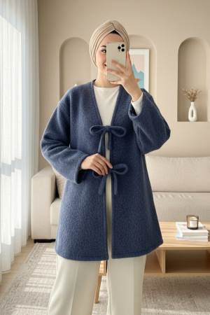 Önü Bağlamalı Sakallı Kimono -Laci