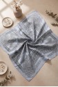 Eskiz Desenli Rayon Eşarp -Buz Mavi