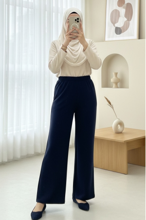 İthal Kumaş İspanyol Paça Pantolon   -Laci