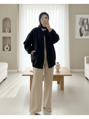 Kadın  Cep Detaylı Bomber Mont  - 32089MNT