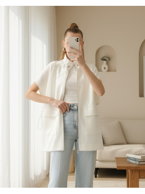Women's Pocket Detailed Vest 
