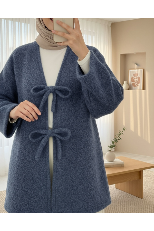 Önü Bağlamalı Sakallı Kimono -Laci
