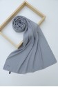 Plain Cotton Scarf -Ice Blue