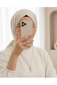 Anahtar Model Solmayan Zirkon Kolye -Gümüş