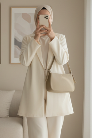 010172 Düz Baget Omuz Çantası - Çağla