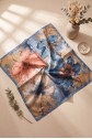 Rayon Scarf with Printed Effect -Mink color