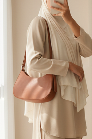 Kadın Taba Düz Baget Çanta 010167