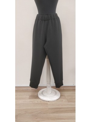 Women's Elastic Waist and Ankle Trousers  