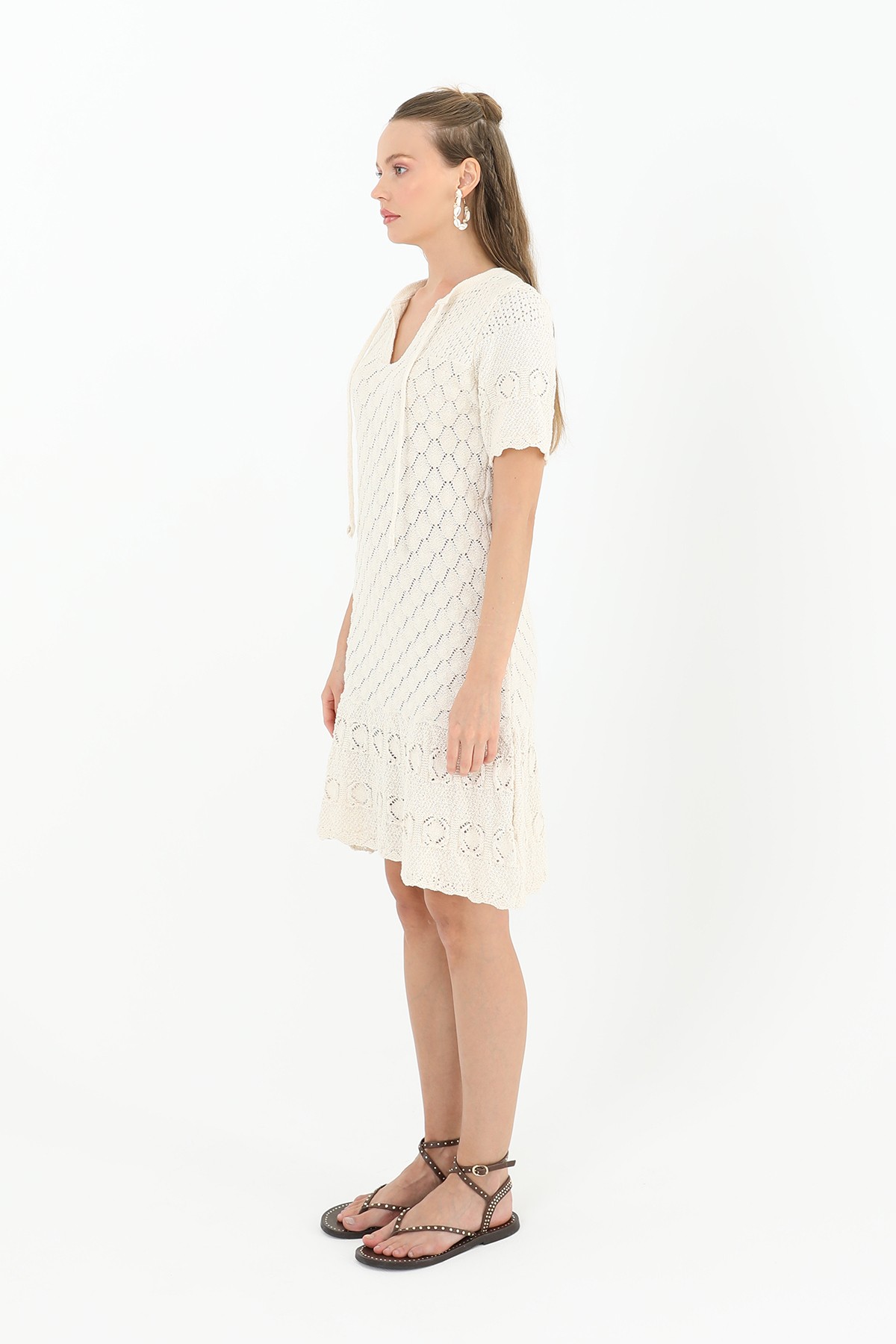 Women's Embroidered Mini Dress  