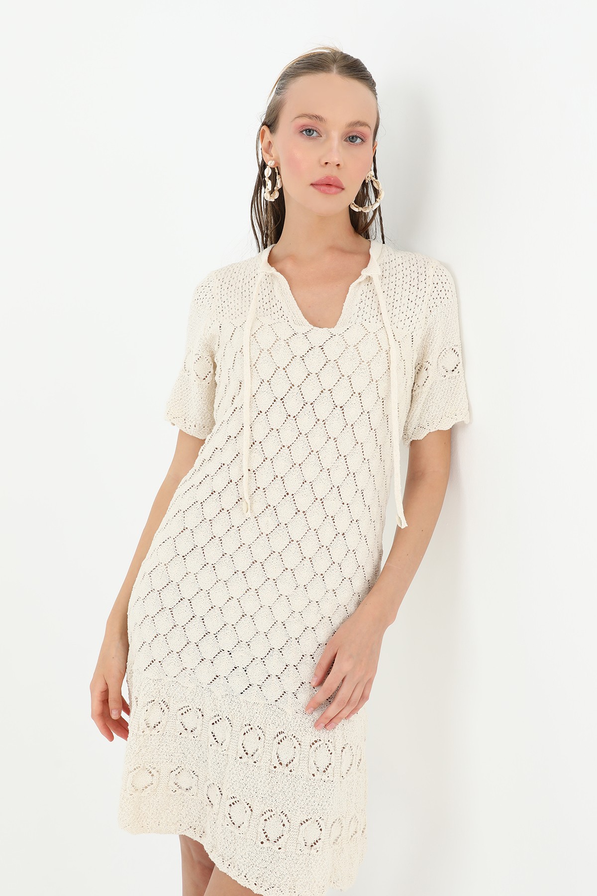 Women's Embroidered Mini Dress  