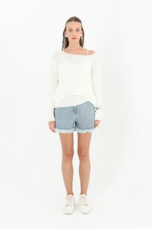 Kadın Örme İkili Bluz Takım  - 31779BLZ